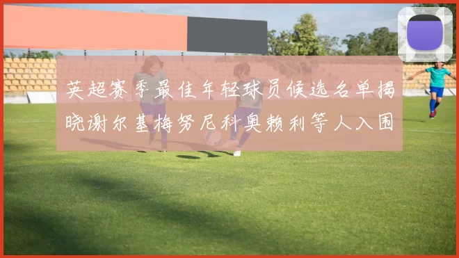 英超赛季最佳年轻球员候选名单揭晓谢尔基梅努尼科奥赖利等人入围